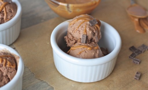 Double Chocolate Ice Cream with Peanut Butter Swirl